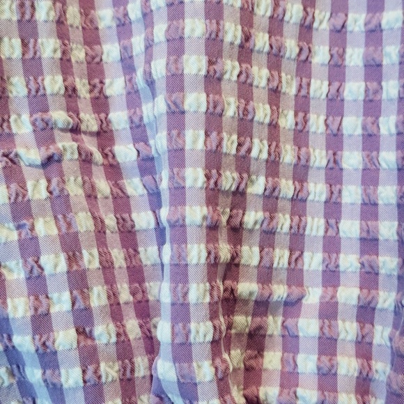 Zara Blogger Fave Purple Gingham Mini Dress Size Medium - Picture 2 of 5